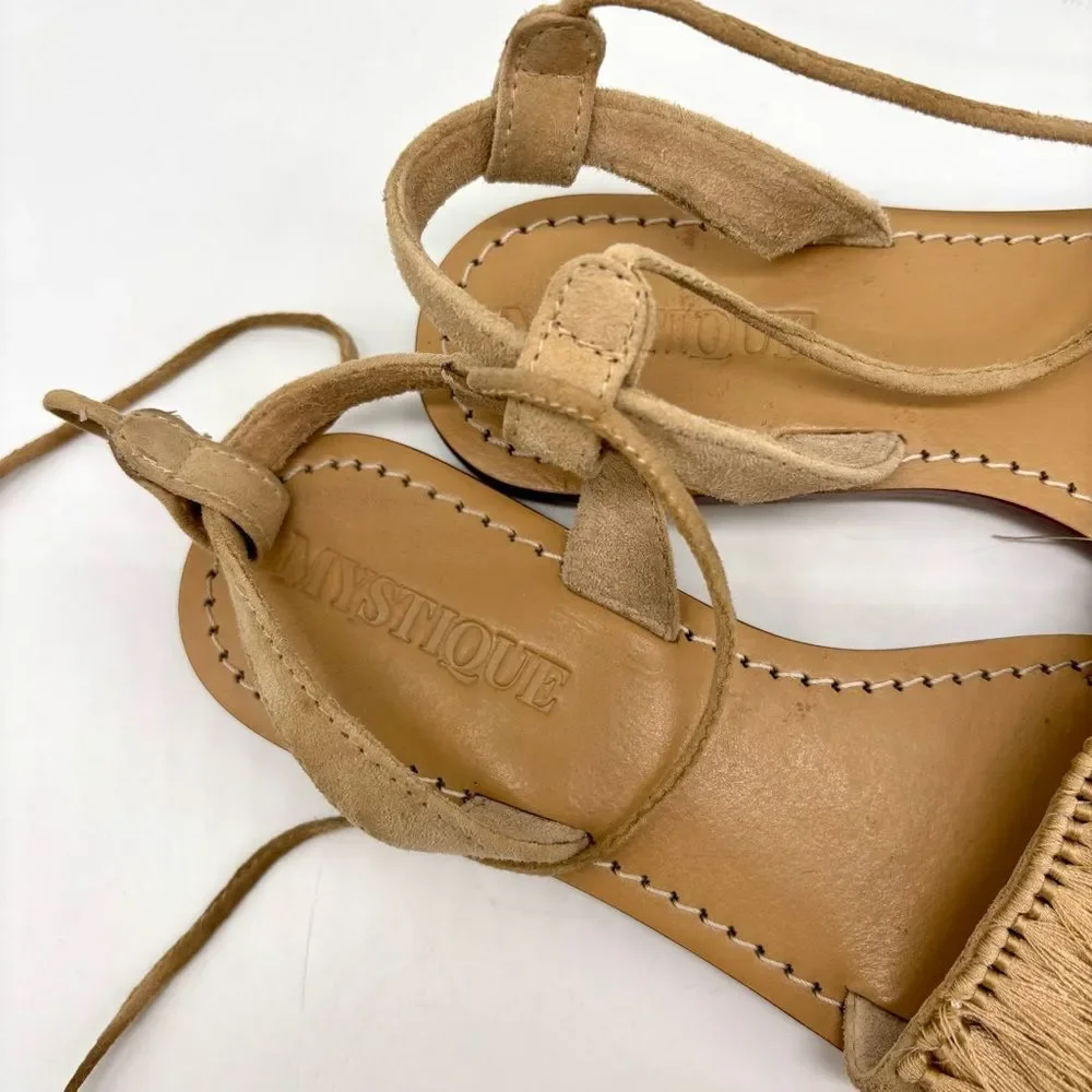 Mystique Ankle Tie Tassle Sandal